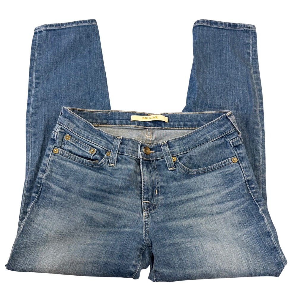 Big Star Alex Skinny Jeans Women's 27 Medium Wash Stretch Denim